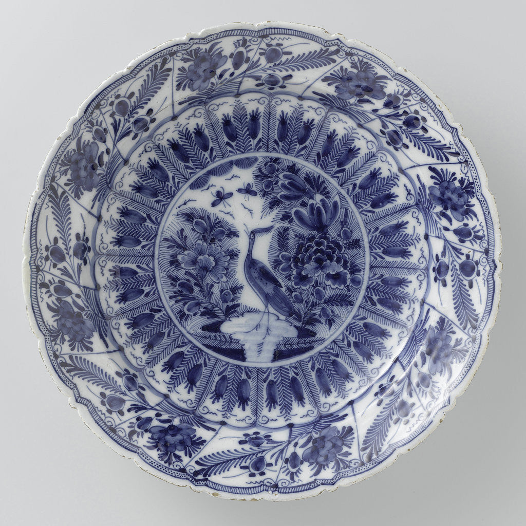 Detail of Dish by De Porceleijne Claeuw