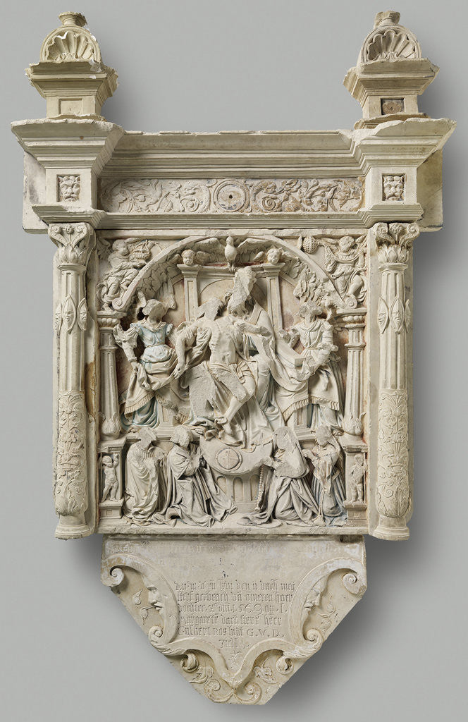Detail of Epitaph with Holy Trinity by Arnt van Tricht