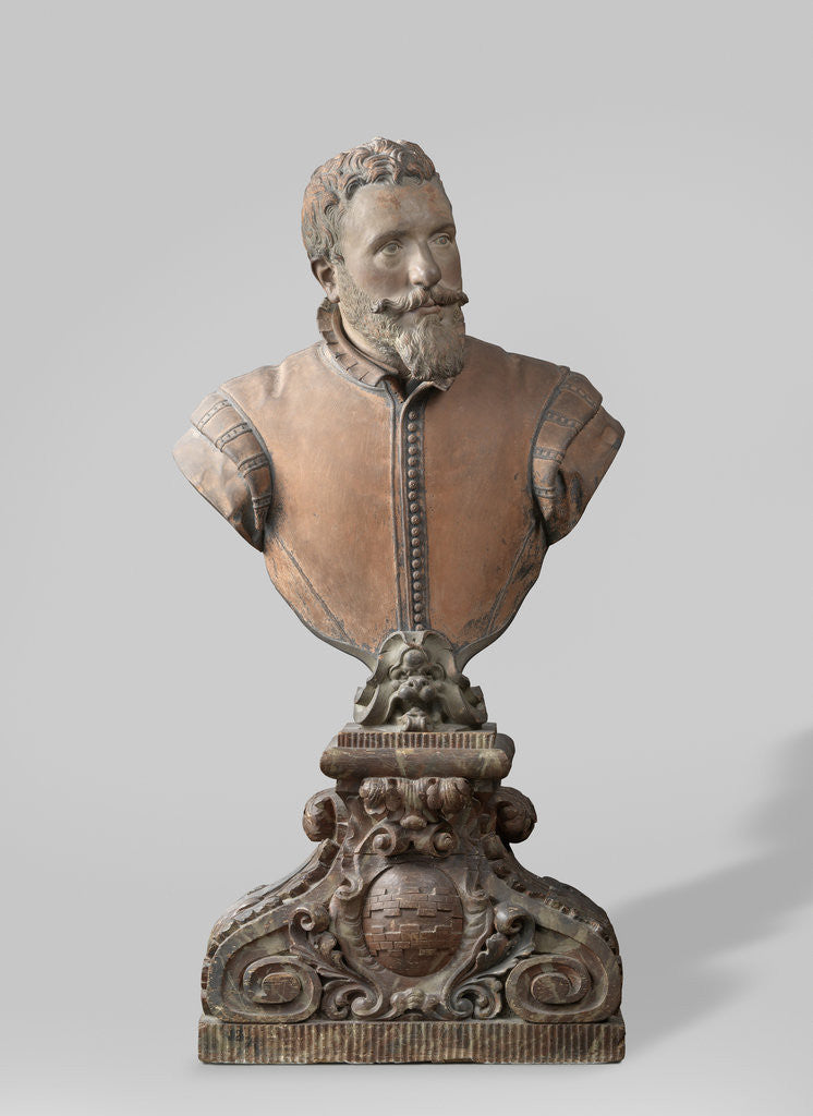 Detail of Bust of a Man by Hendrik de Keyser
