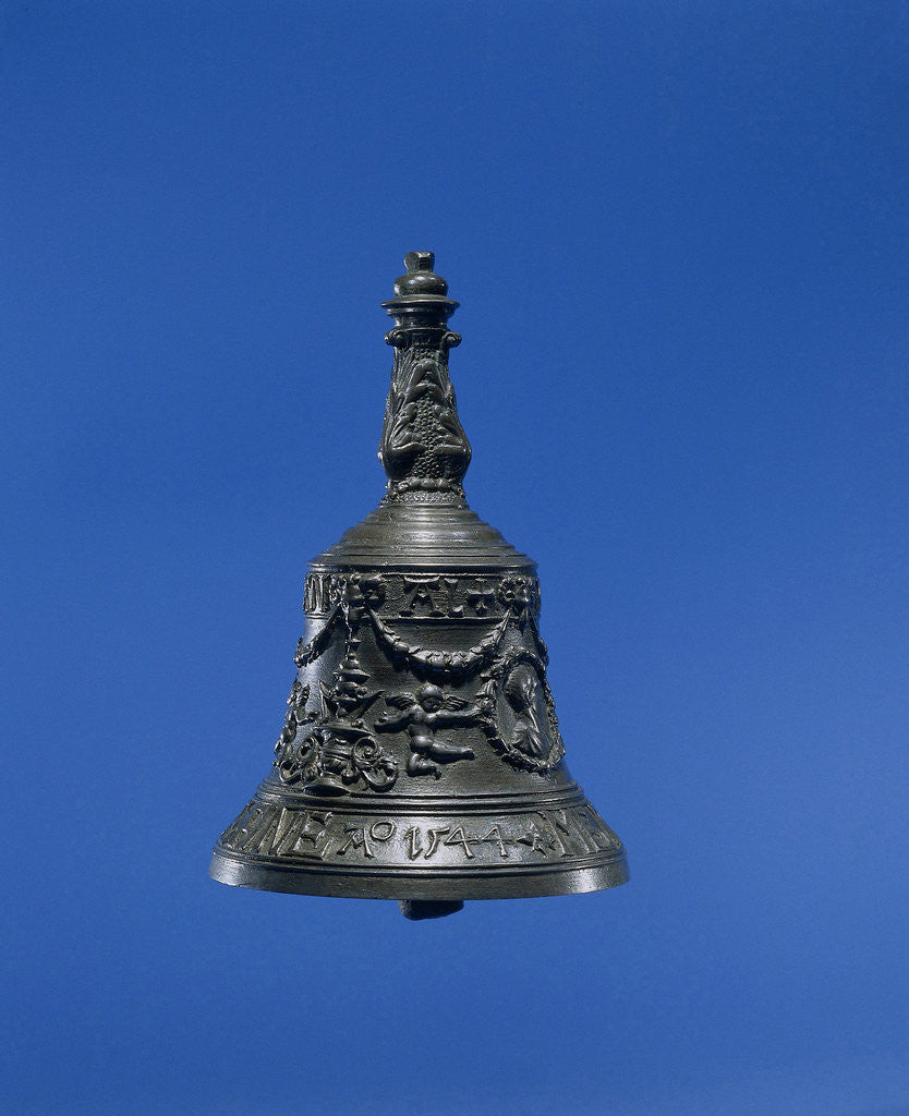 Detail of Table Schel with inscription: ME FECIT IOHAN PER THE FINE Ao 1544 etc. by Johan van den Eynde