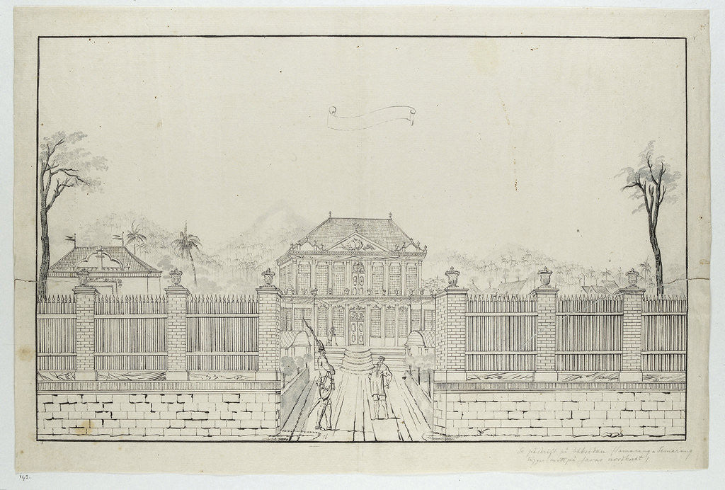 Detail of The home of Patty, Jan Brandes by Johannes Rach