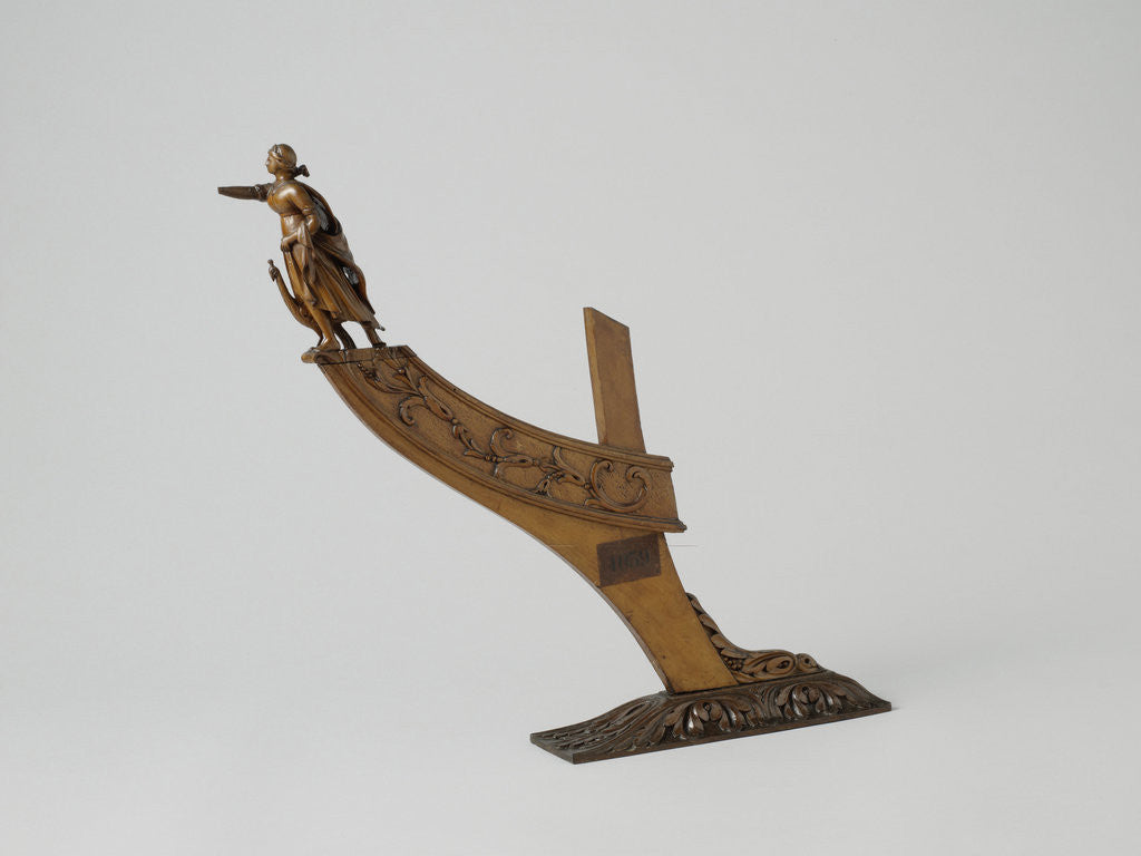 Detail of Model of a figurehead by Anonymous