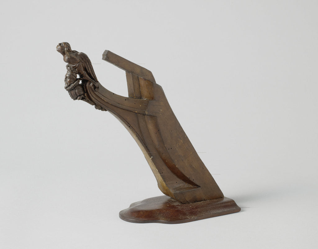 Detail of Model of a figurehead of Johan van Barneveld by Anonymous