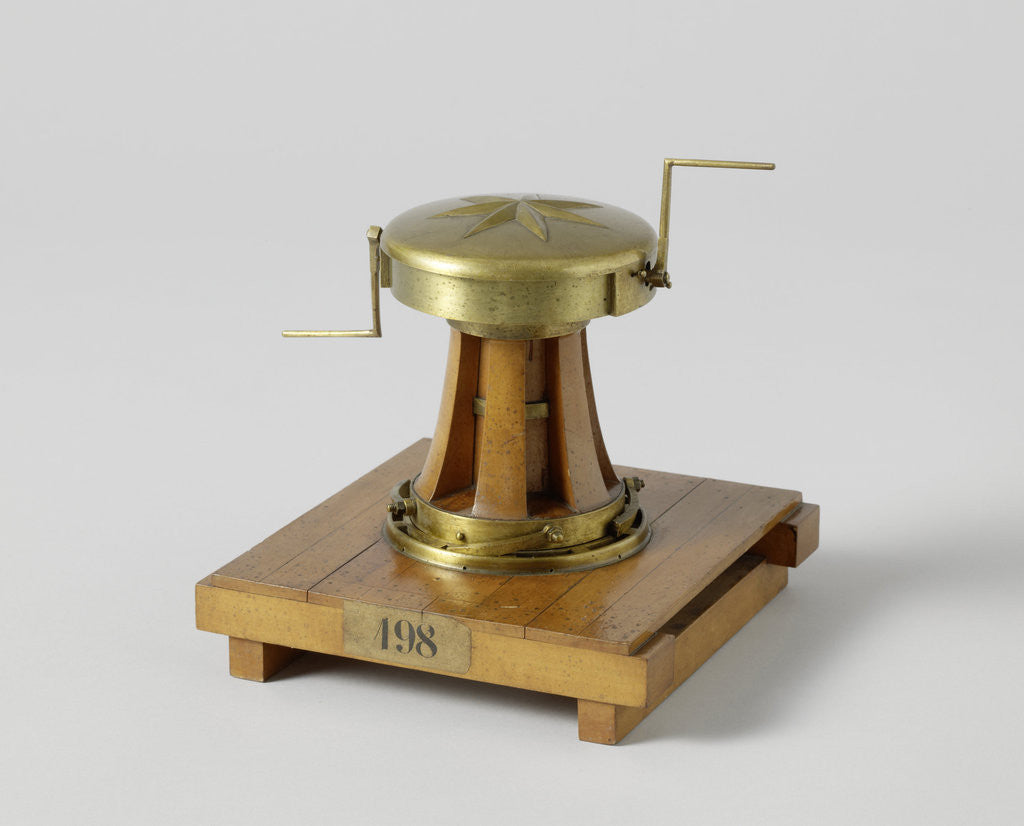 Detail of Model of a winch spindle by Anonymous