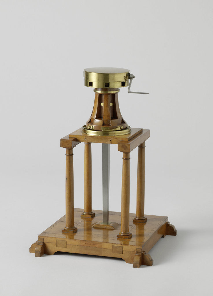 Detail of Model of a winch spindle by Rijkswerf Rotterdam