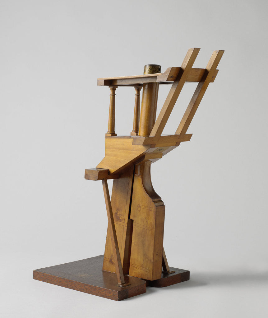 Detail of Model stir with round rudder for corvettes by Cornelis Soetermeer