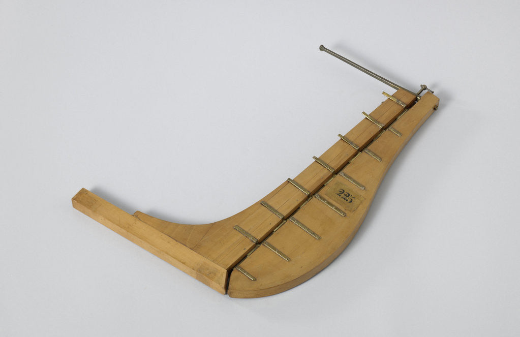 Detail of Model of a rudder by Petrus van der Loo