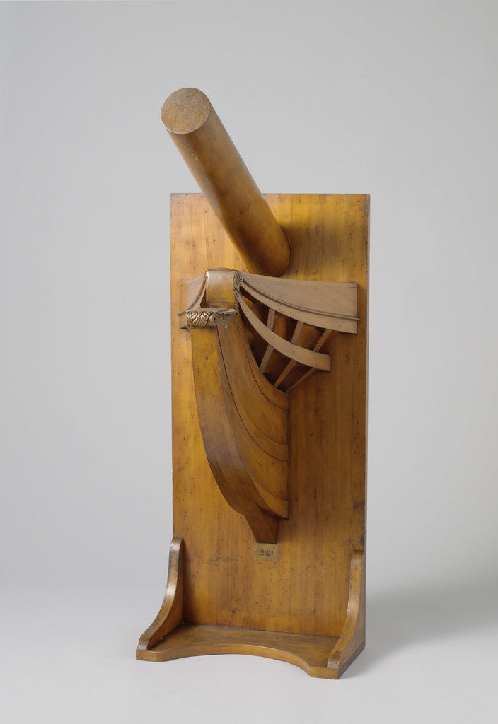 Detail of Model of a figurehead by Rijkswerf Vlissingen