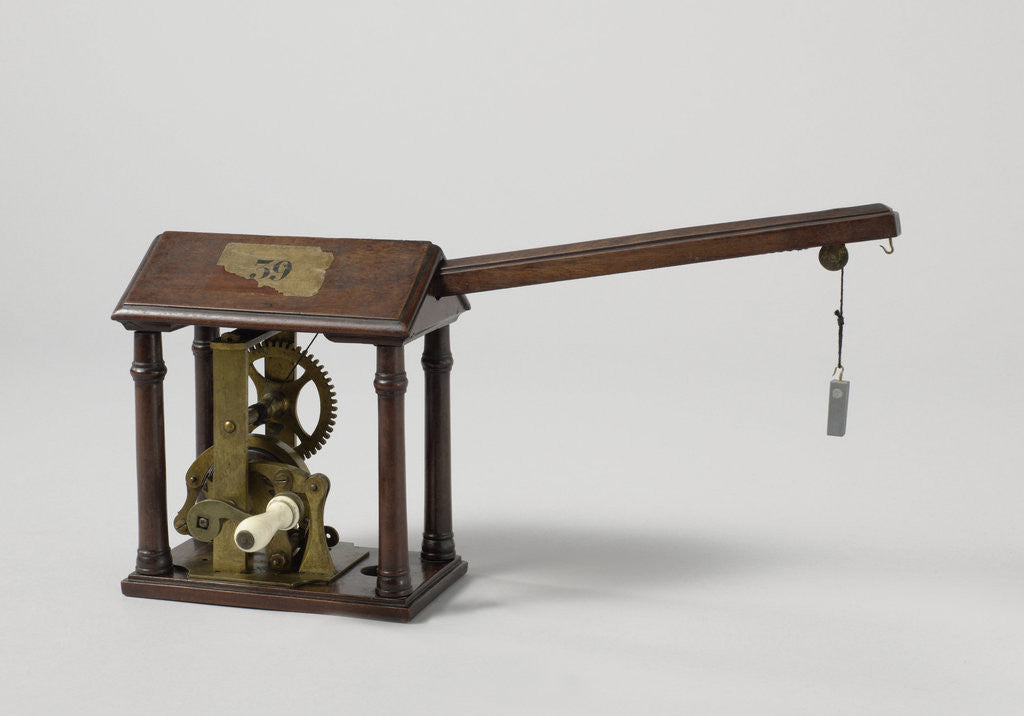 Detail of Model of a crane by Padmore