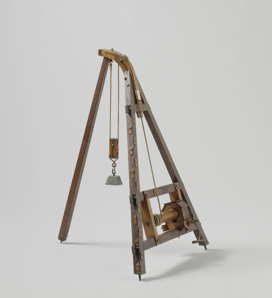 Detail of Model of a tripod buck by Jan Marten Kleman