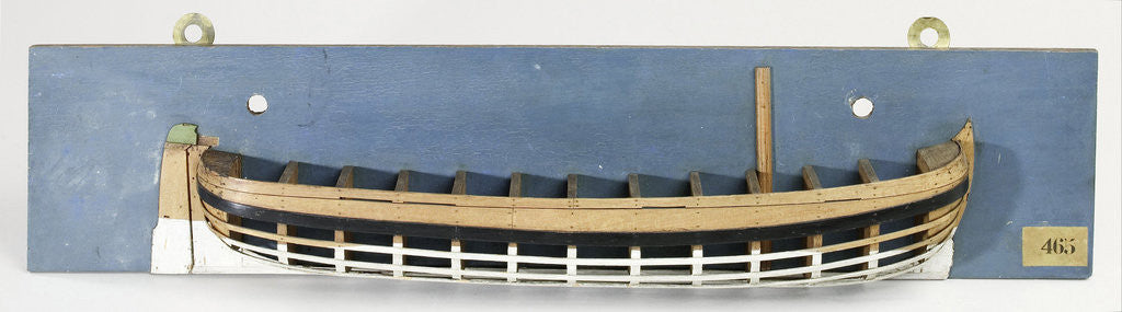 Detail of Half Model of a barge by Anonymous