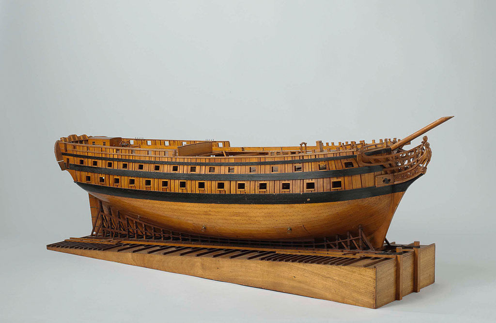 Detail of Ship by Joachim Pieter Asmus