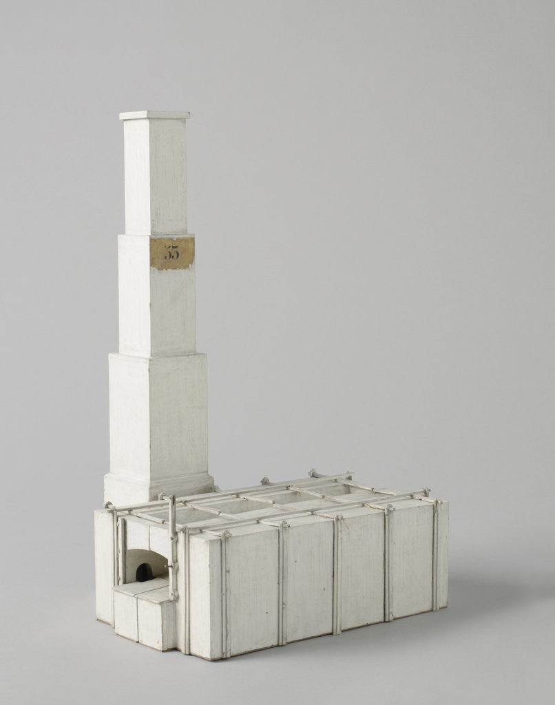 Detail of Model of an annealing furnace by Rijkswerf Rotterdam