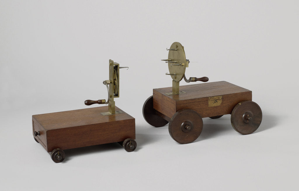 Detail of Turn Pole and carriage for rope-making by Anonymous