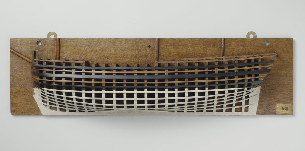Detail of Half Model of a liner by Anonymous