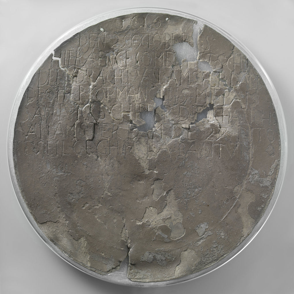 Detail of Dirck Hartogh dish by Anonymous