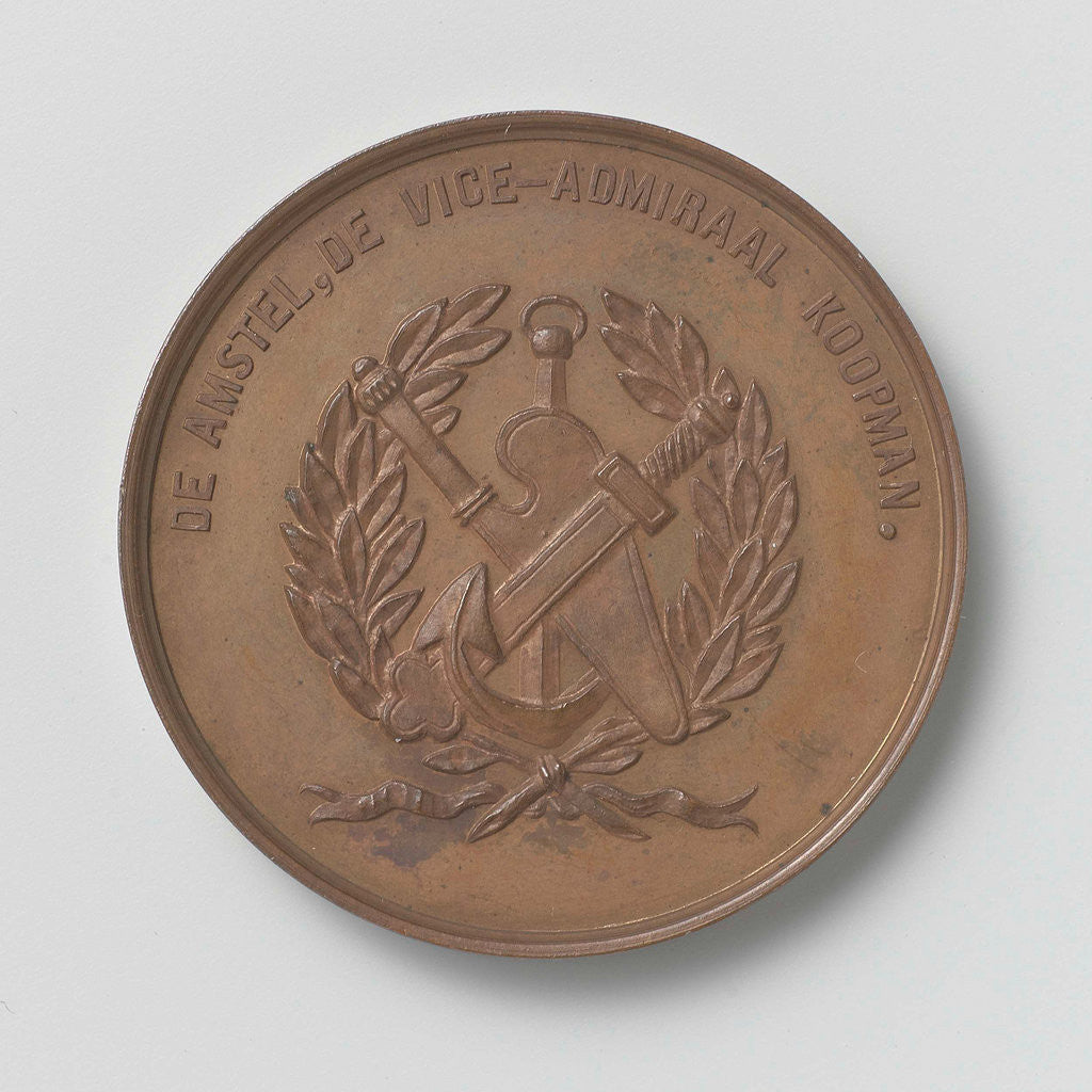 Detail of Amster, vice-admiral Koopman by Johan Philip Menger