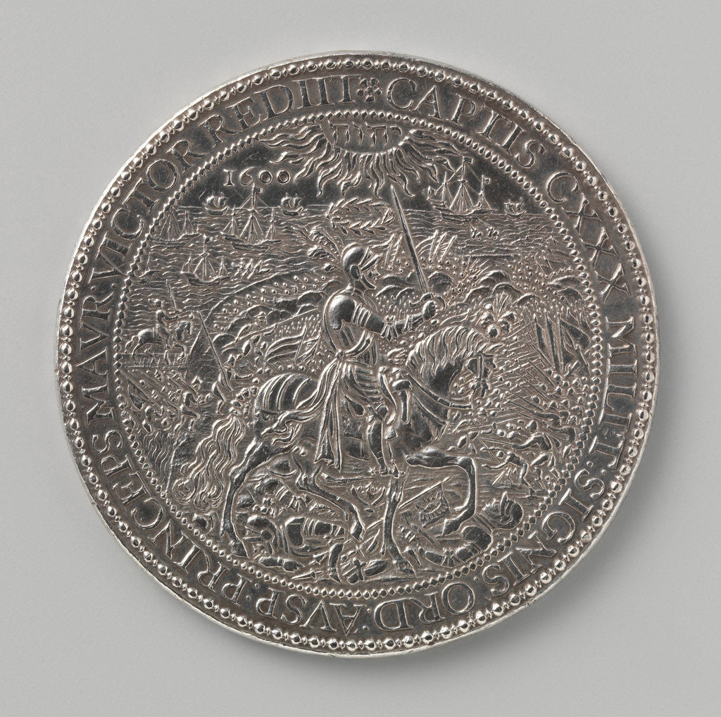 Detail of Battle of Nieuwpoort Belgium, Gerard van Bylaer by Staten-Generaal