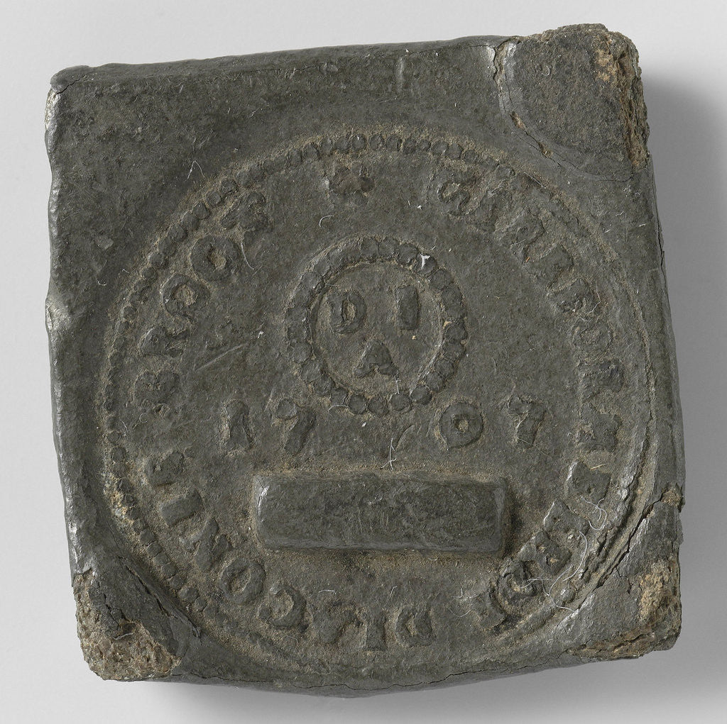 Detail of Reformed Diakonie Amsterdam, bob that needy church members gave a right to bread distribution by Anonymous