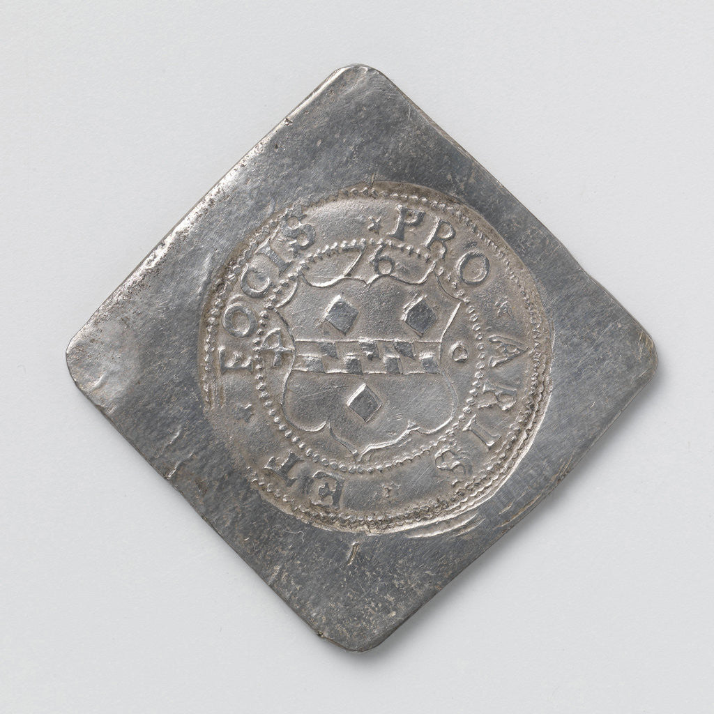 Detail of Emergency Mint forty pennies, commemoration of the siege of Woerden The Netherlands by Anonymous
