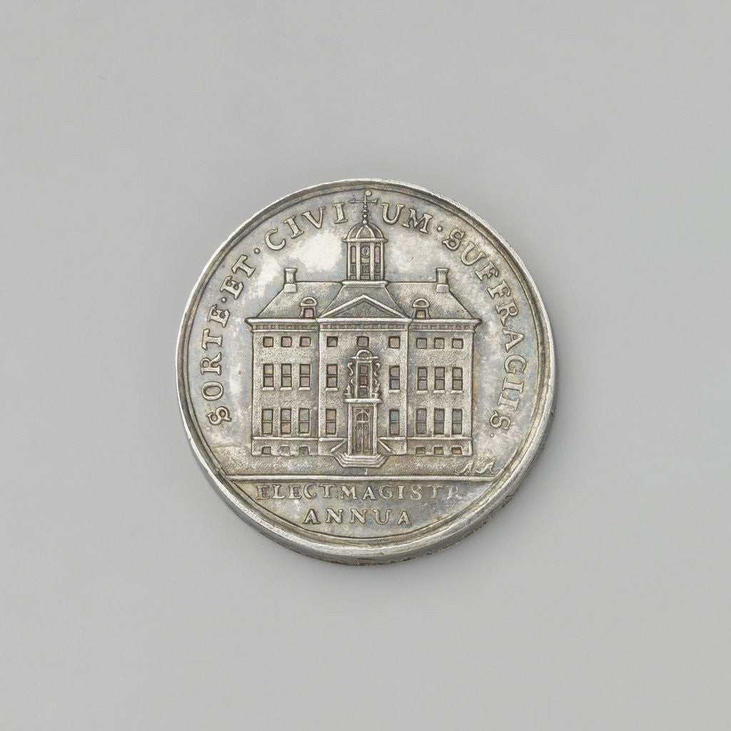 Detail of Attendance Token of the city of Leeuwarden The Netherlands by Anonymous
