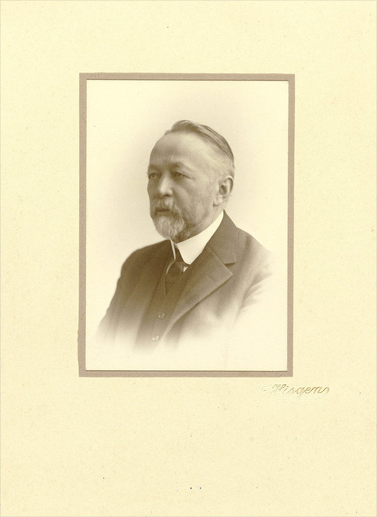 Detail of Andries Bonger in middle age, Julius Heinrich Hisgen by Firma F. Hisgen