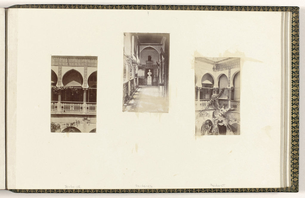 Detail of Spain, arcade of a Islamic building by Anonymous