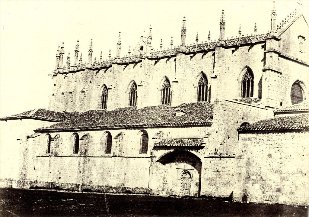 Detail of Monastery of Miraflores in Burgos Spain by Charles Clifford