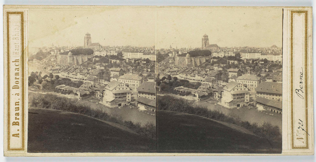 Detail of Berne Switzerland by Adolphe Braun