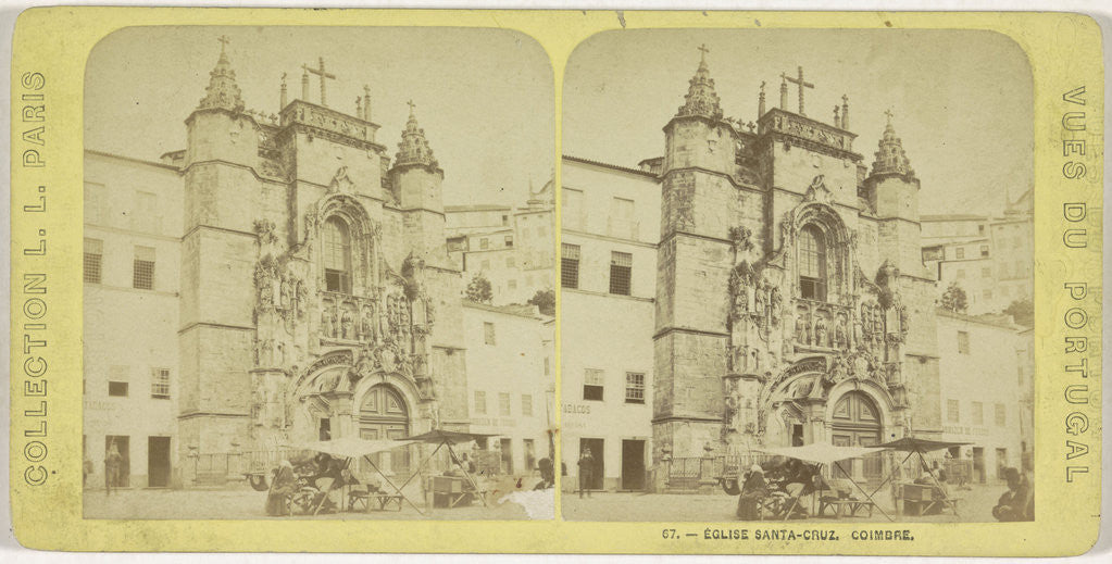 Detail of Church Santa-Cruz, Coimbra Portugal by Anonymous