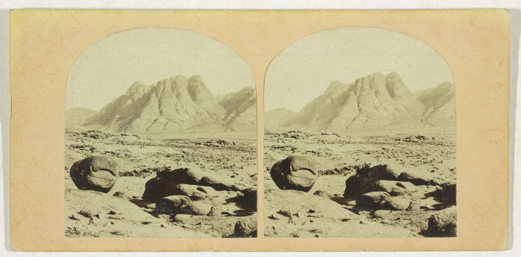 Detail of Mount Sinai, Horeb with the Convent by Anonymous