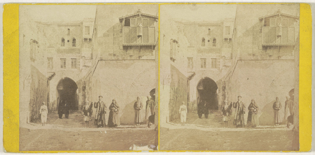 Detail of Jerusalem House Said to Be That of the Rich Man by Frank Mason Good