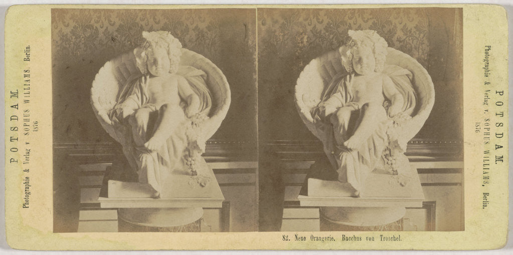 Detail of Neue Orangerie. Bacchus von Troschel by Sophus Williams