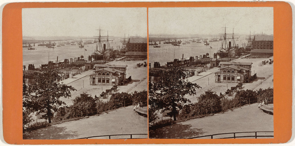 Detail of Hamburg, Harbour Germany by Anonymous