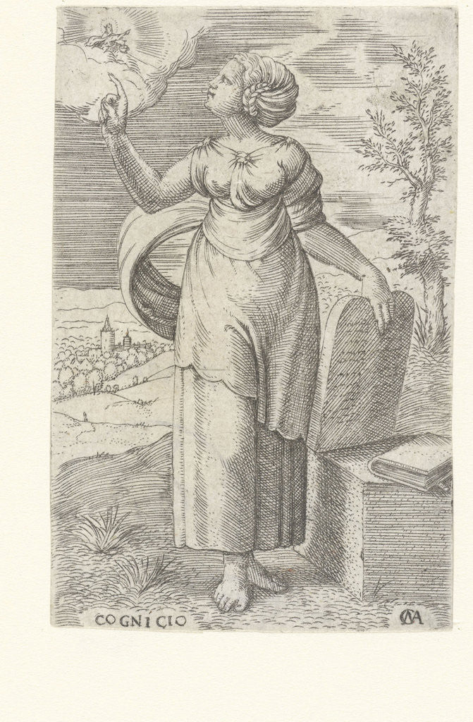 Detail of Wisdom by Cornelis Massijs