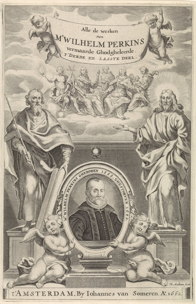 Detail of Title page for, W. Perkins, all works by Anonymous