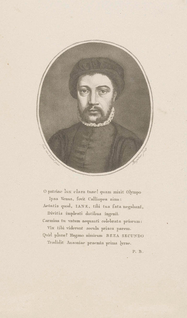 Detail of Ernst Willem Jan Bagelaar by Monogrammist PB