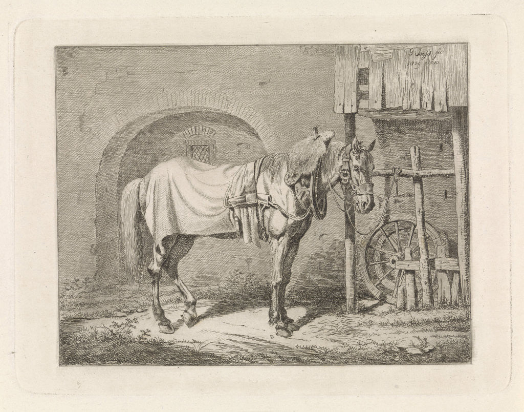 Detail of Refitted horse by a bridle by George Jooss