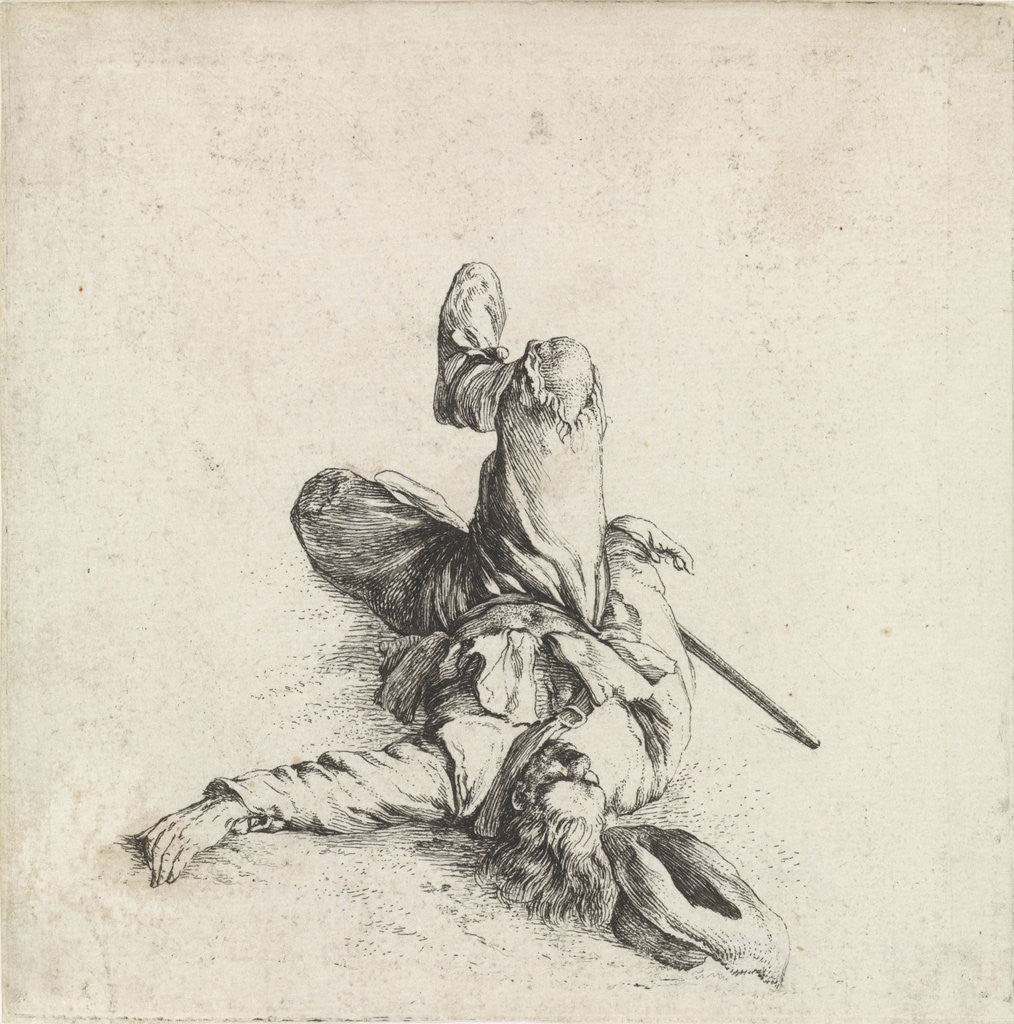 Detail of Wounded soldier, Dirk Maas by Philips Wouwerman