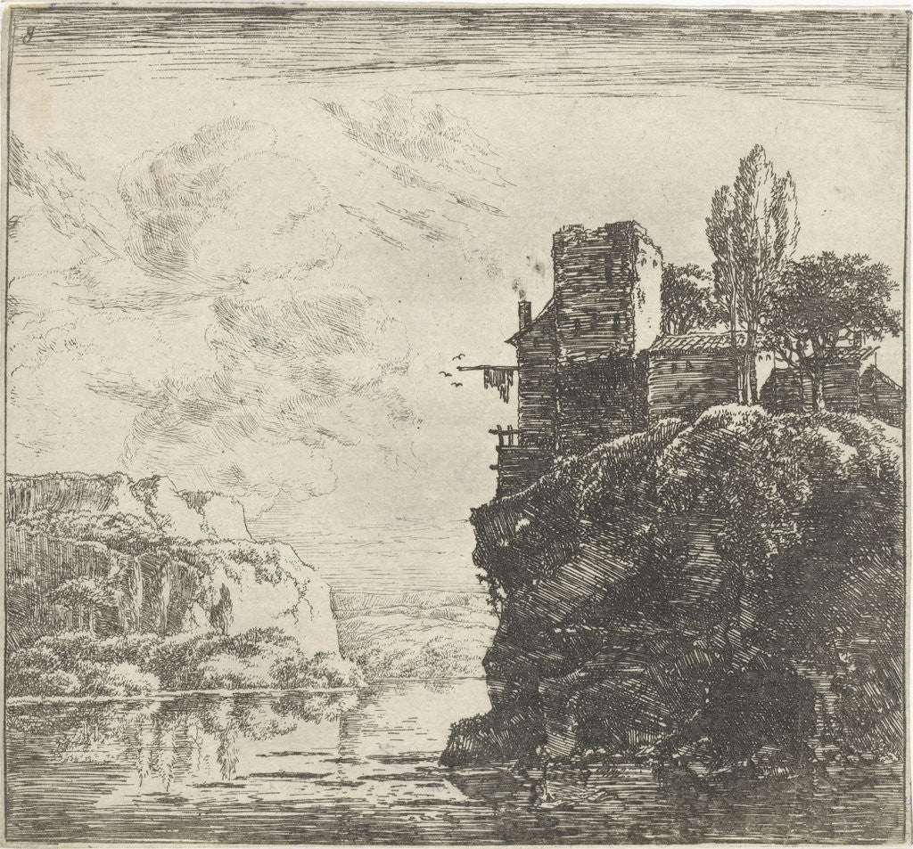 Detail of River between rocks by Herman Naiwincx