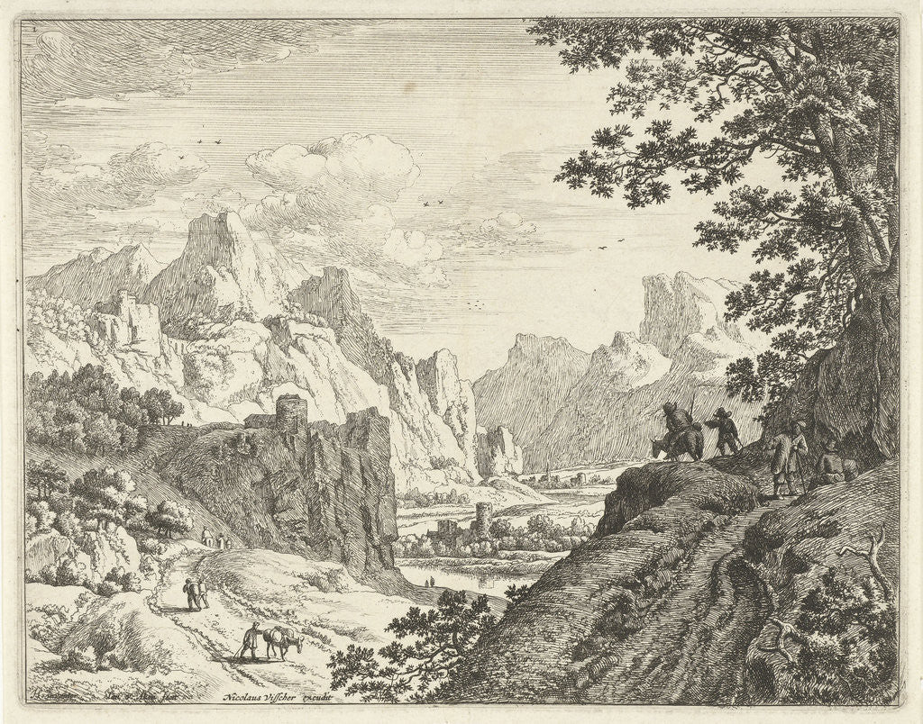 Detail of Jan van Aken by Nicolaes Visscher II