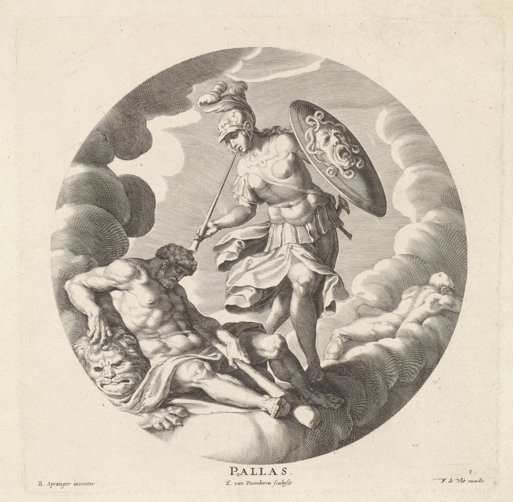 Detail of Minerva, Egbert van Panderen by Frederik de Wit