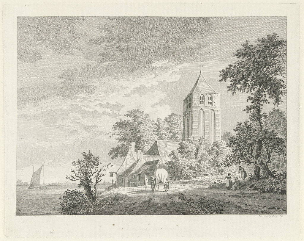 Detail of Varik, 1759, Gelderland The Netherlands, 1759 by Paulus van Liender