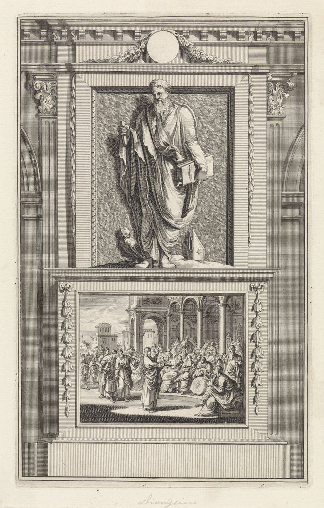 Detail of H. Dionysius the Areopagite by Jan Goeree