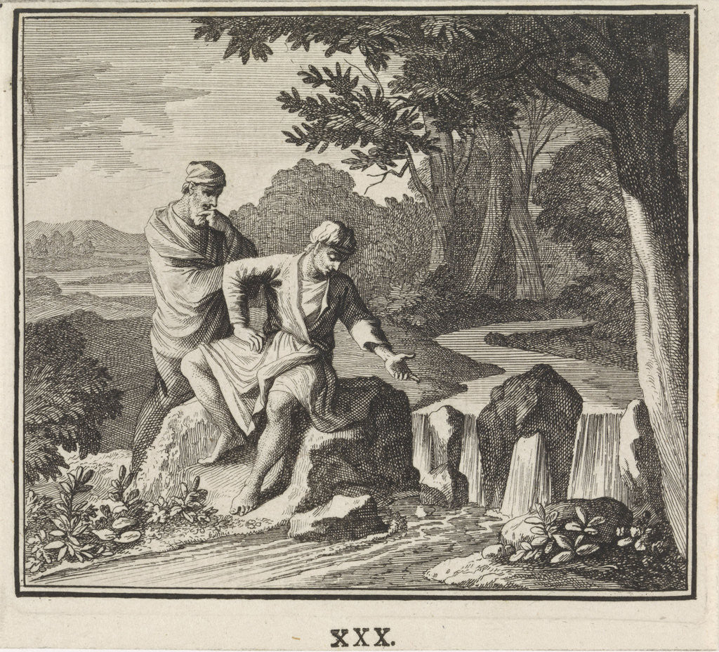 Detail of Emblem brook by Christoph Weigel