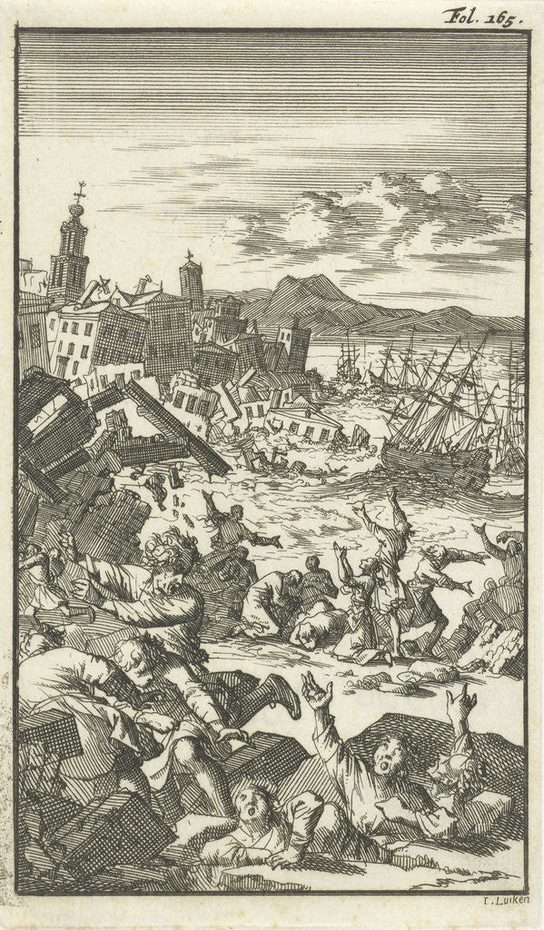 Detail of Earthquake by Barent Bos