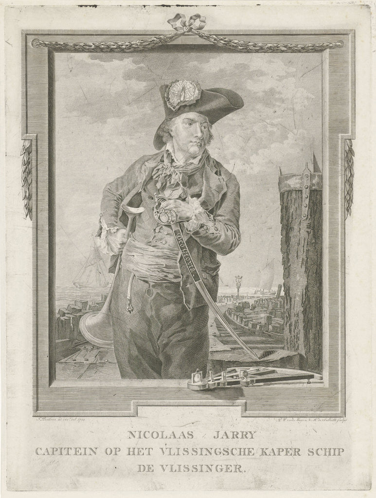 Detail of Portrait of Nicolas Jarry by Mathias de Sallieth