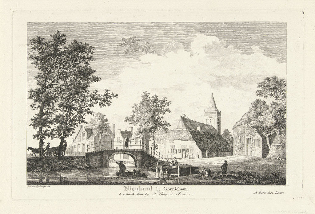 Detail of Nieuwland The Netherlands by Pierre François Basan