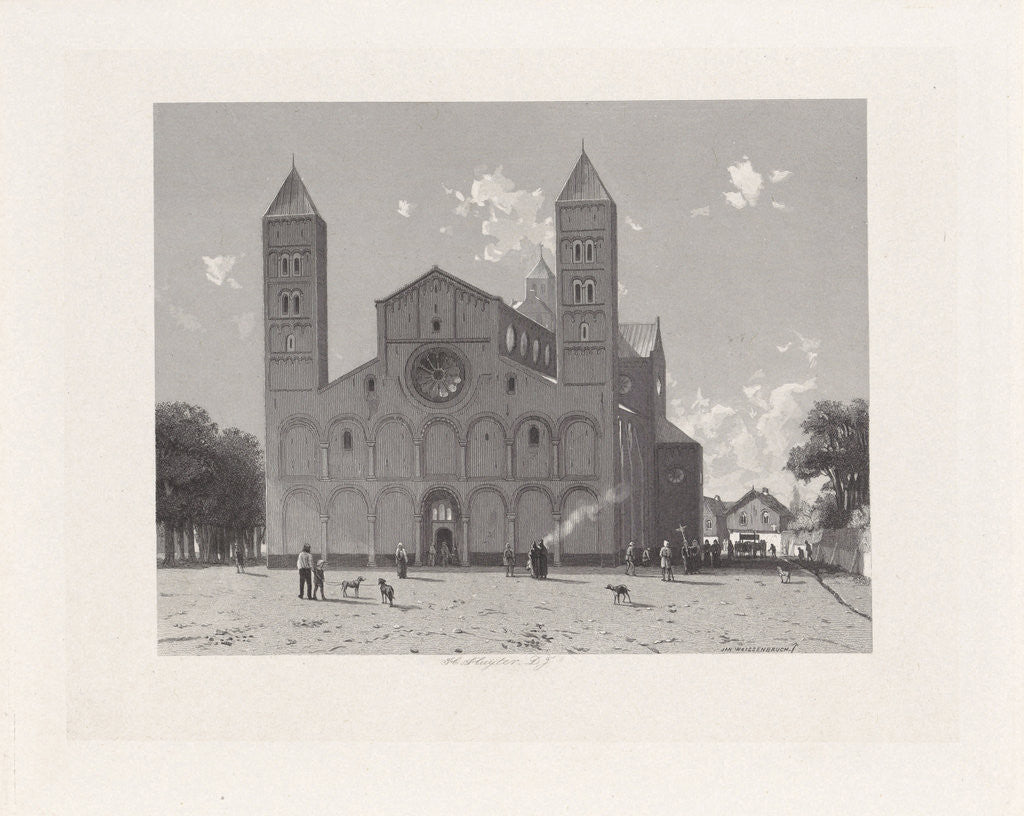 Detail of St. Mary's Church by Hendrik D. Jzn Sluyter