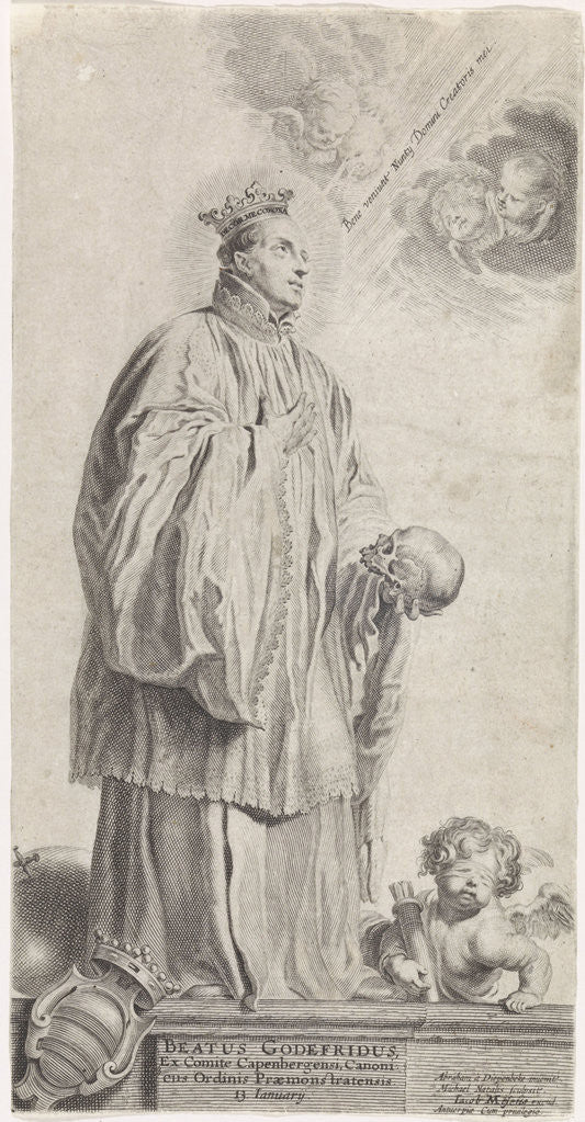 Detail of The Holy Godefridus of Cappenberg by Jacob Mesens